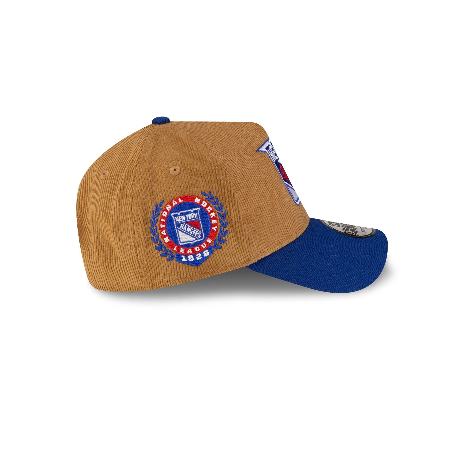 New York Rangers Wheat Corduroy 9FORTY A-Frame Snapback Hat