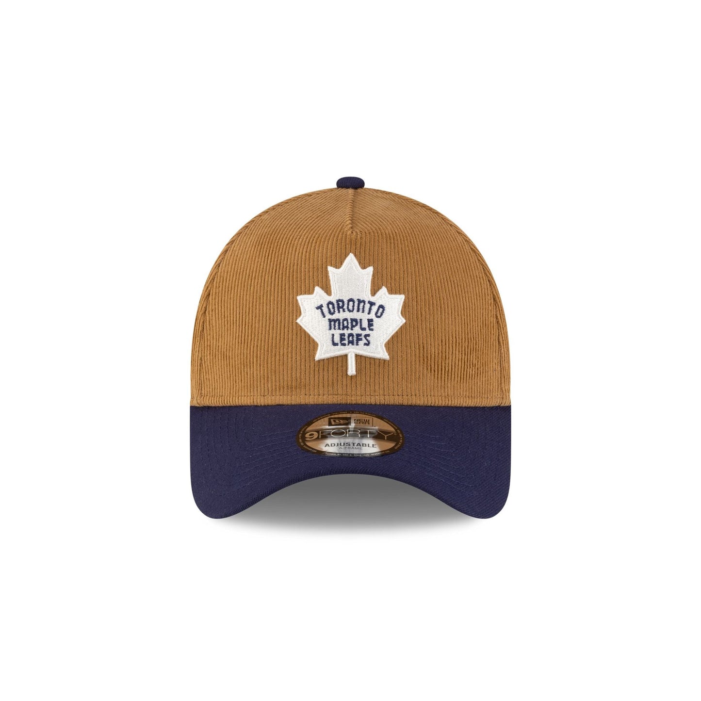 Toronto Maple Leafs Wheat Corduroy 9FORTY A-Frame Snapback Hat