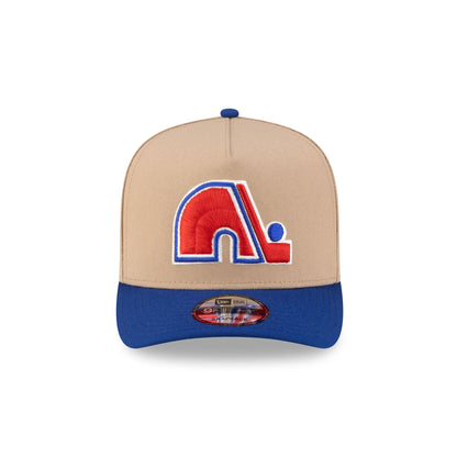 Quebec Nordiques Camel 9FIFTY A-Frame Snapback Hat