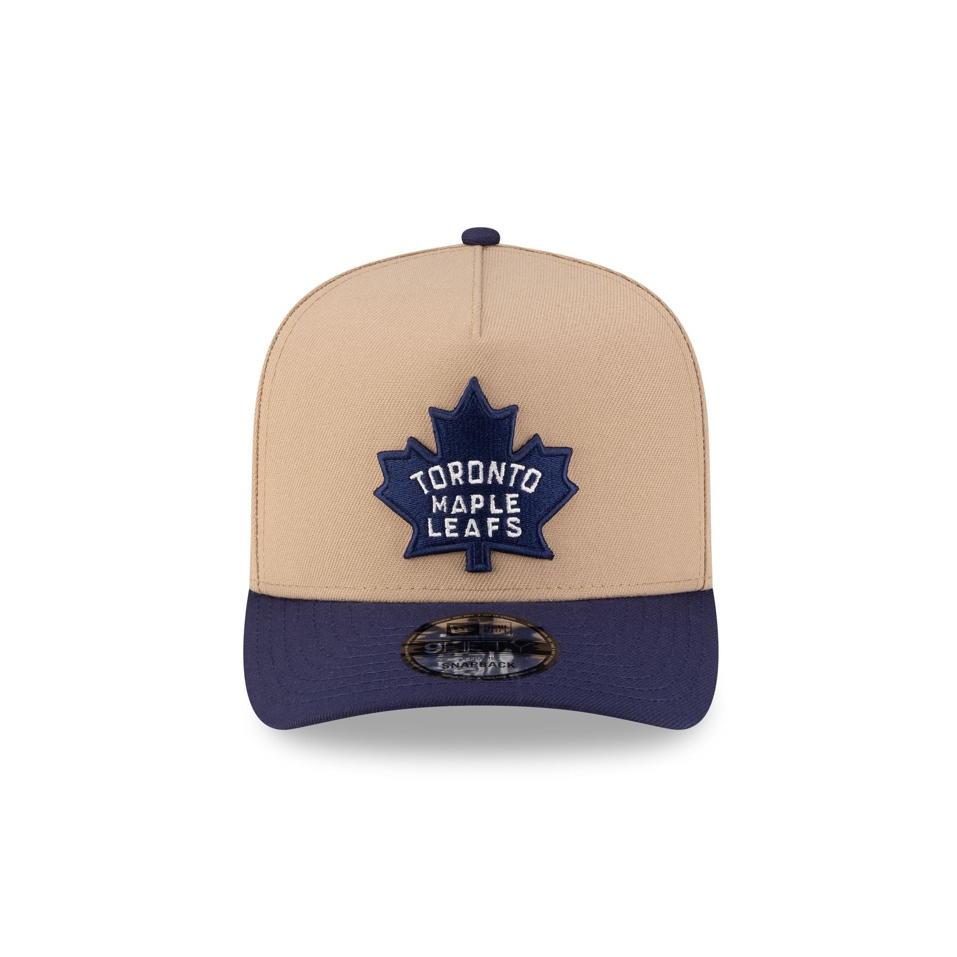 Toronto Maple Leafs Camel 9FIFTY A-Frame Snapback Hat