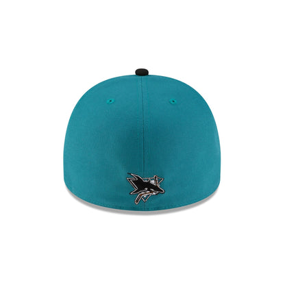 San Jose Sharks Snapped Wordmark 59FIFTY A-Frame Fitted Hat