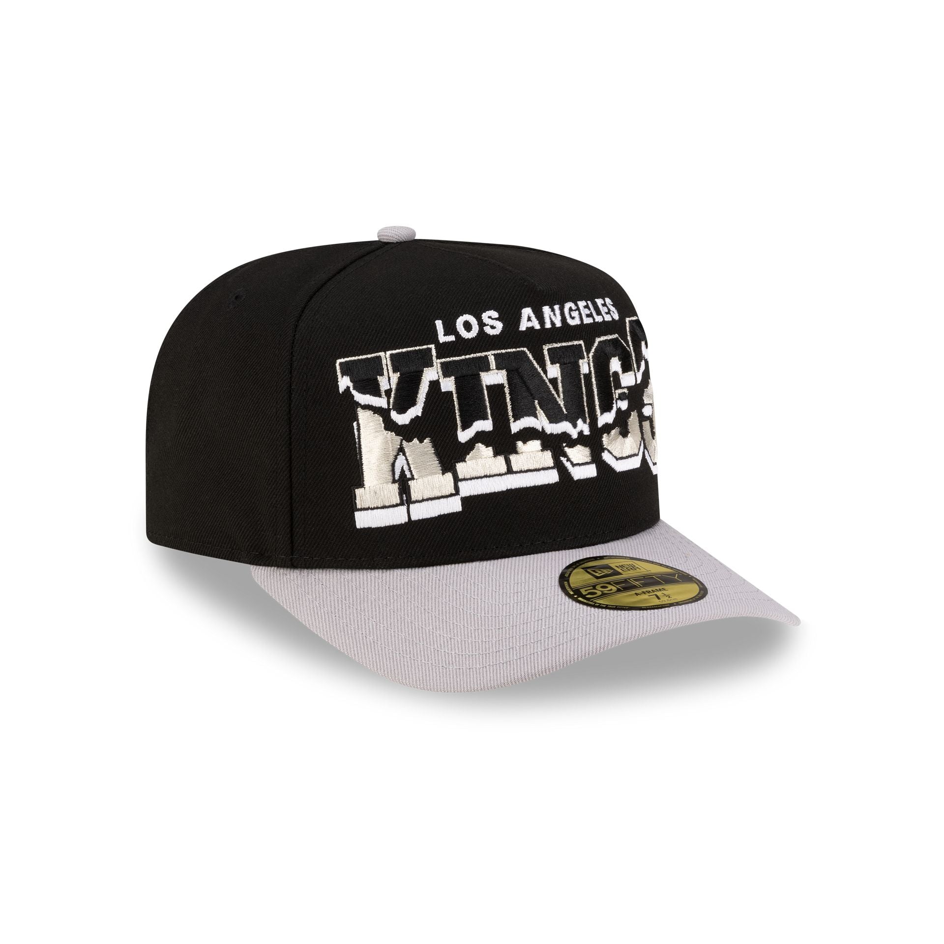 Los Angeles Kings Snapped Wordmark 59FIFTY A-Frame Fitted Hat