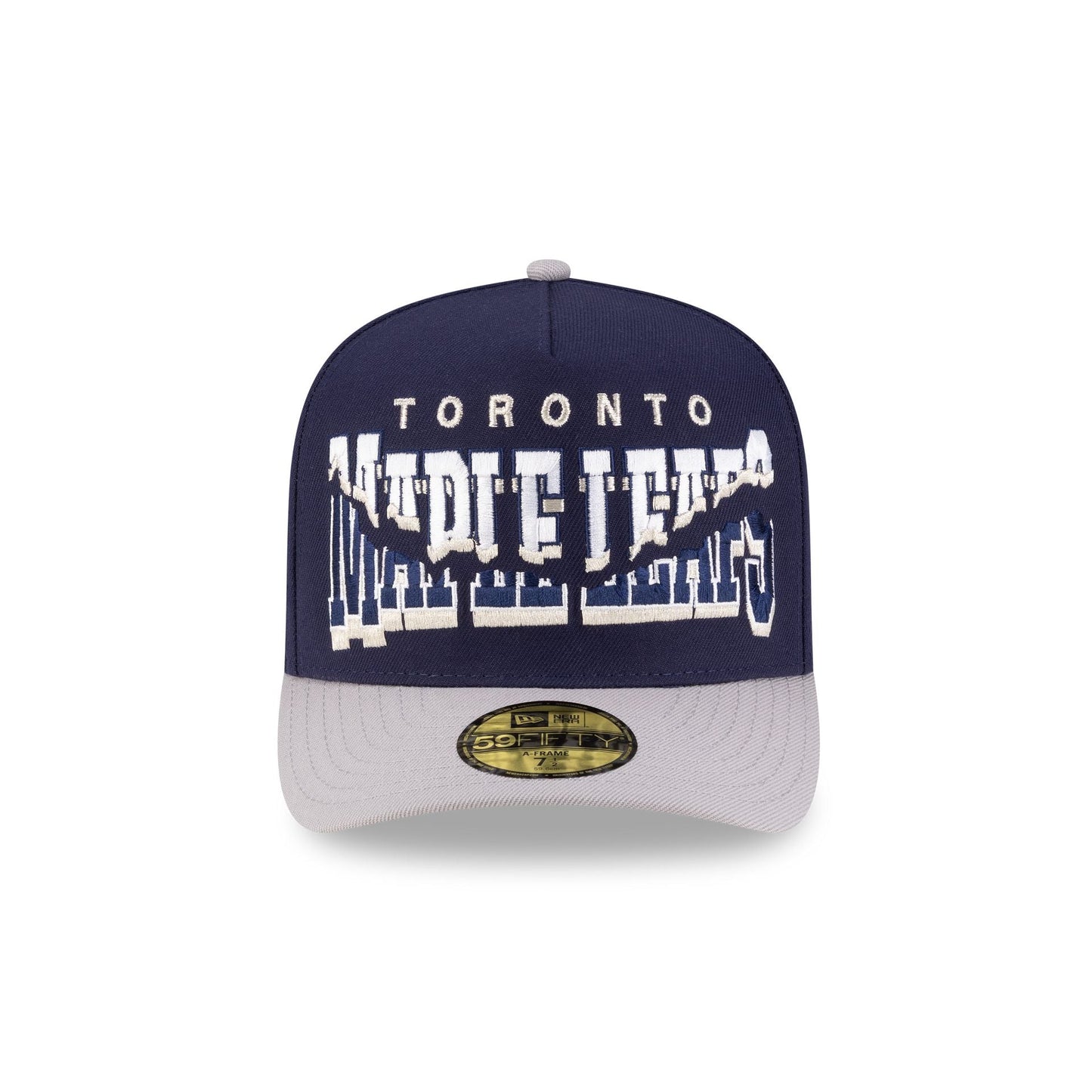 Toronto Maple Leafs Snapped Wordmark 59FIFTY A-Frame Fitted Hat