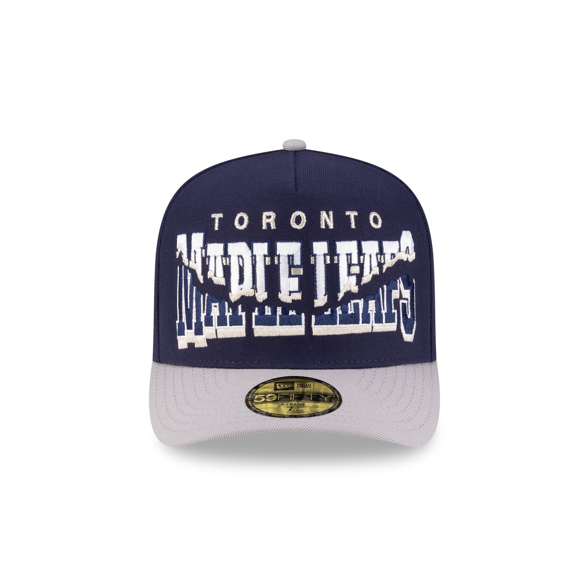Toronto Maple Leafs Snapped Wordmark 59FIFTY A-Frame Fitted Hat