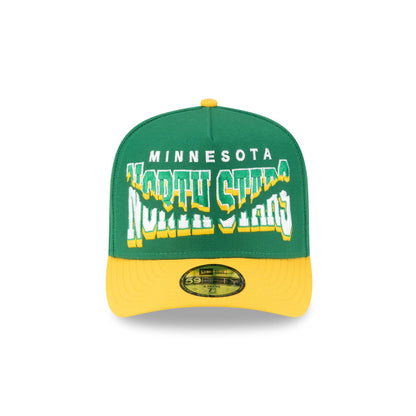 Minnesota North Stars Snapped Wordmark 59FIFTY A-Frame Fitted Hat