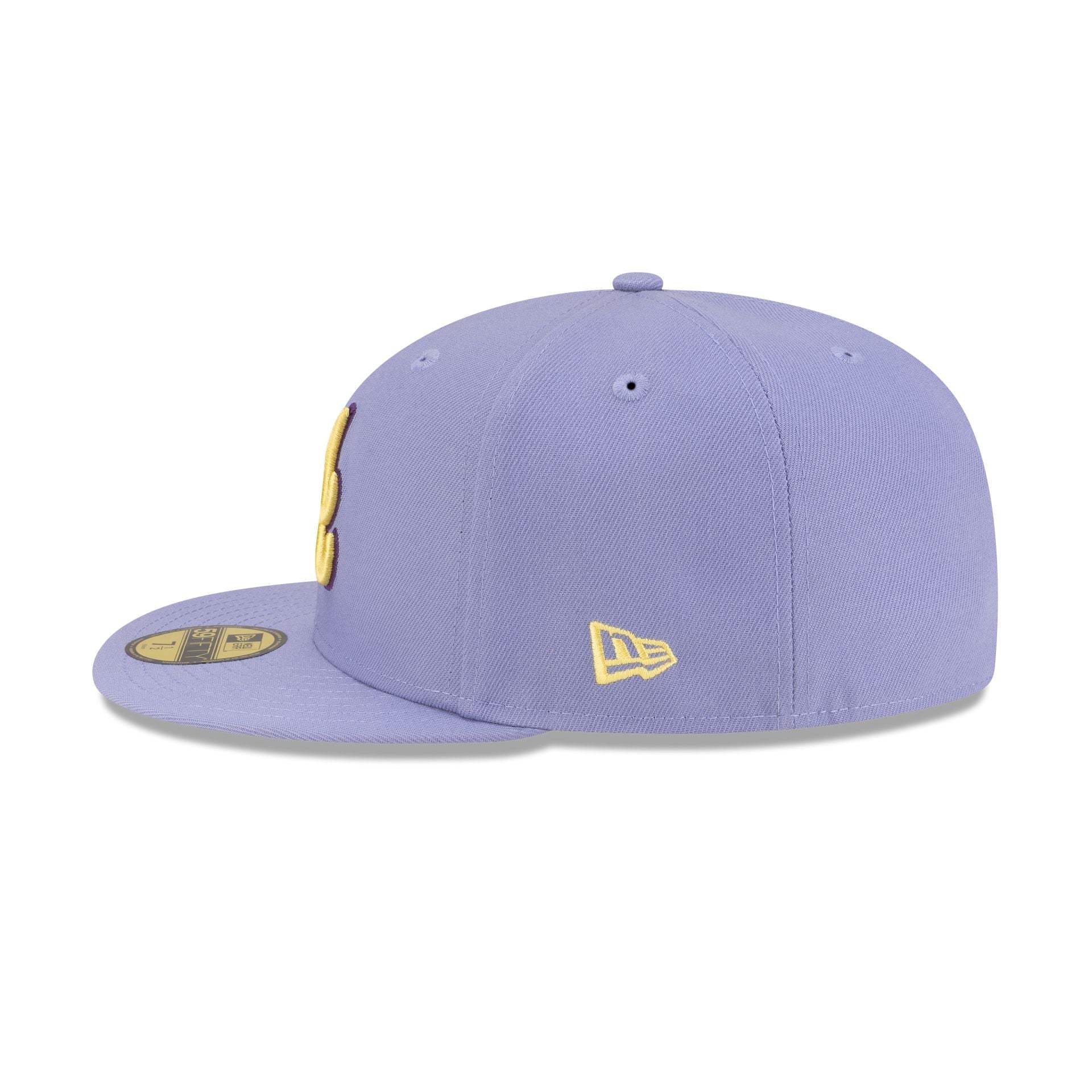 Atlanta Braves Lavender Spring 59FIFTY Fitted Hat