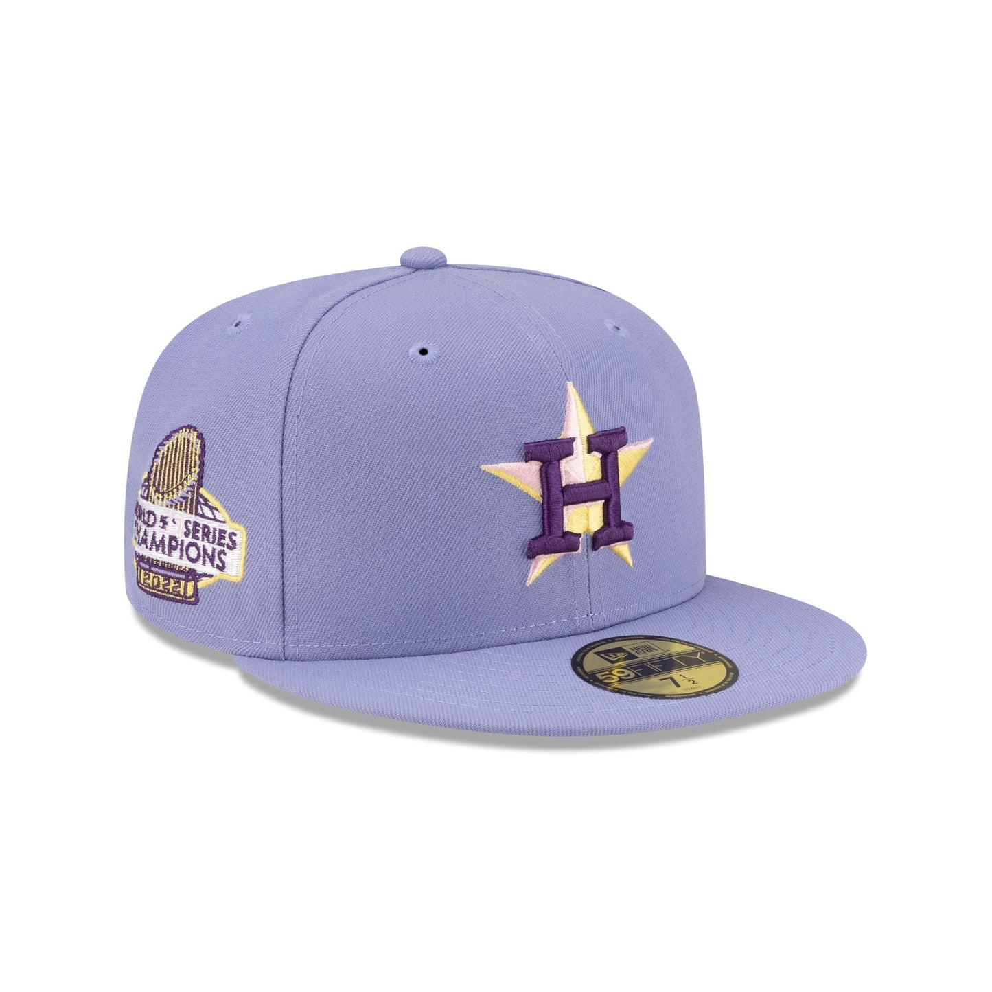 Houston Astros Lavender Spring 59FIFTY Fitted Hat