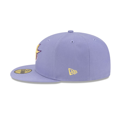 Golden State Warriors Hardwood Classics Lavender Pack 59FIFTY Fitted Hat
