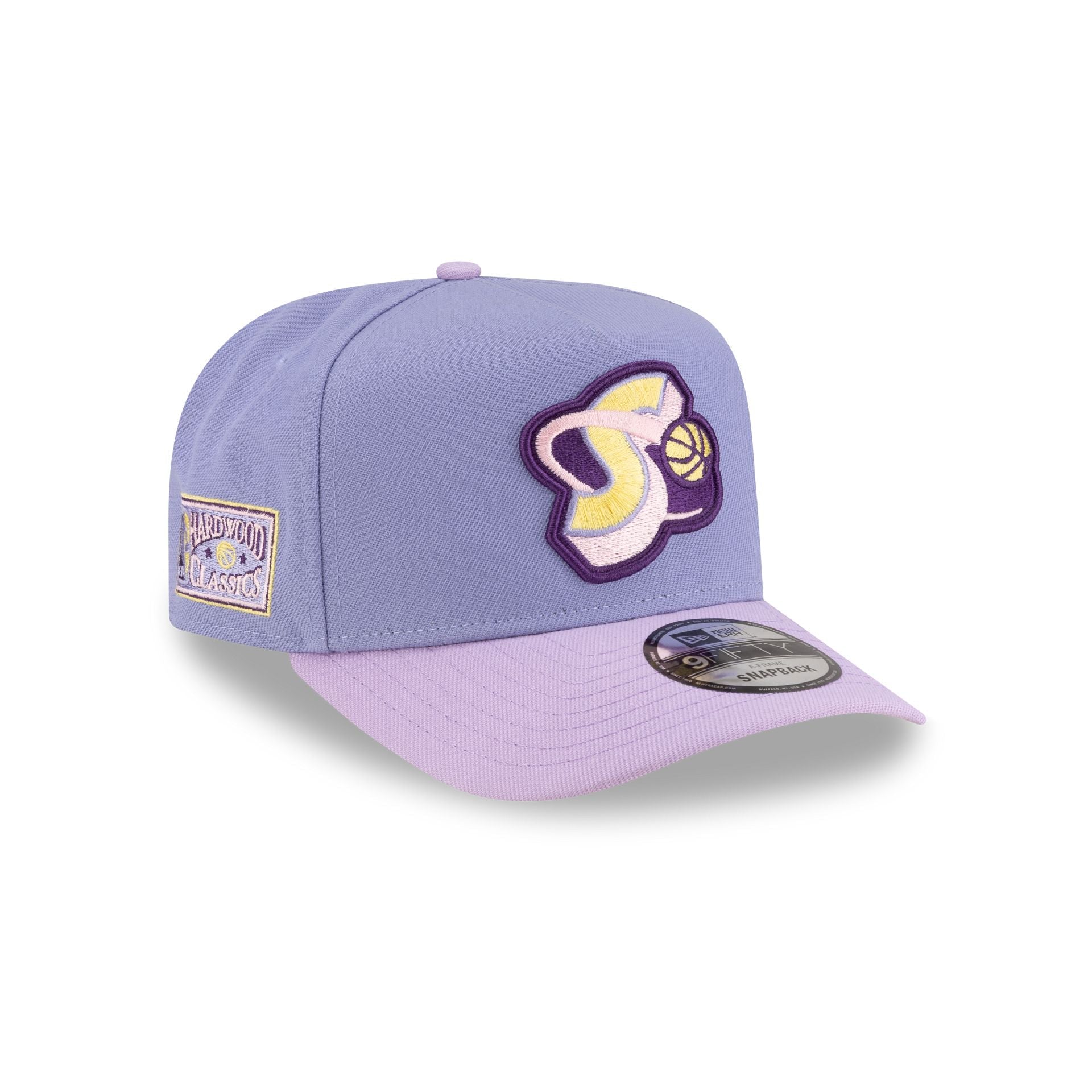 Seattle SuperSonics Hardwood Classics Lavender Purple 9FIFTY A-Frame Snapback Hat