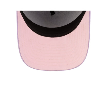 Golden State Warriors Hardwood Classics Lavender Purple 9FIFTY A-Frame Snapback Hat