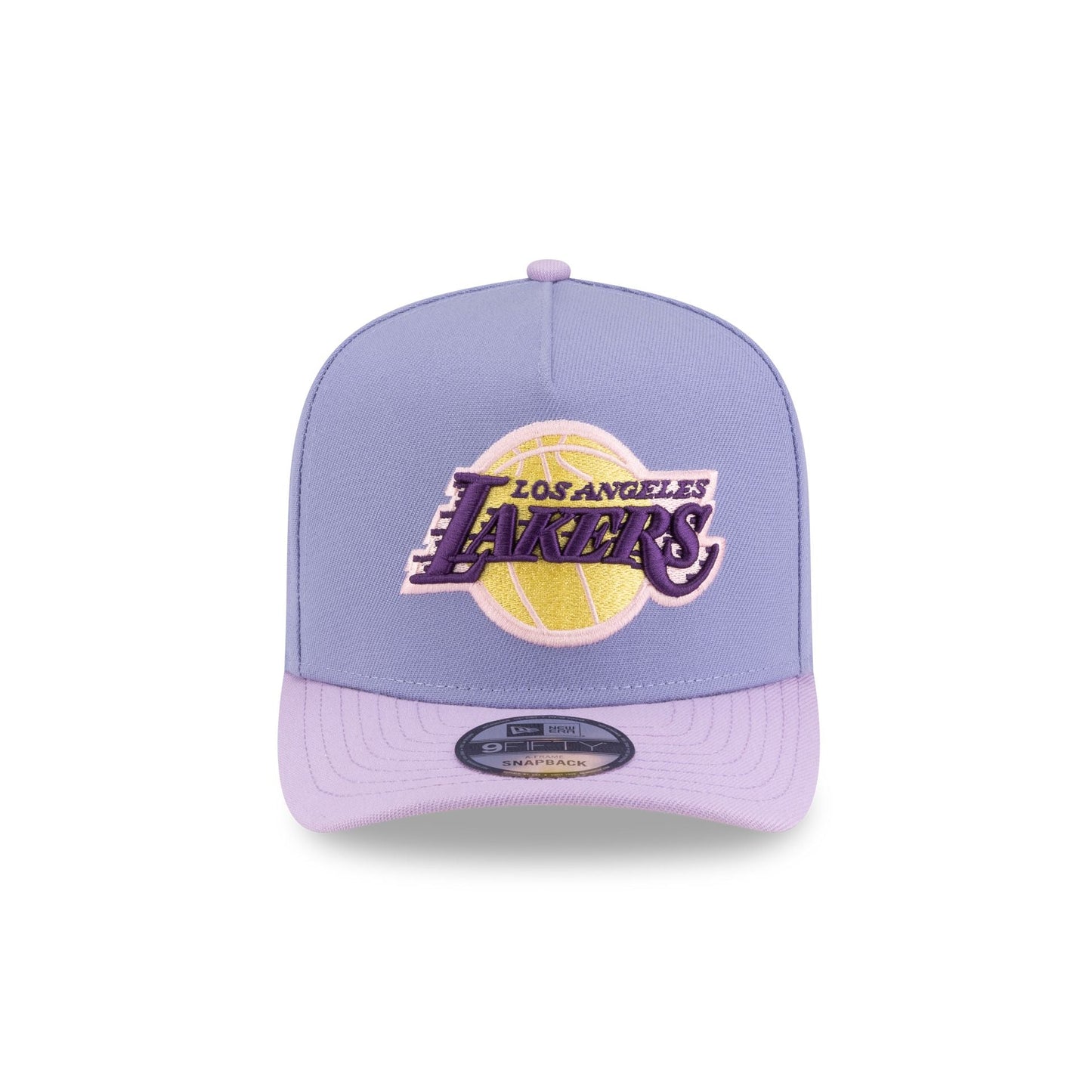 Los Angeles Lakers Lavender 9FIFTY A-Frame Snapback Hat