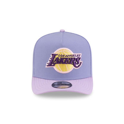 Los Angeles Lakers Lavender 9FIFTY A-Frame Snapback Hat