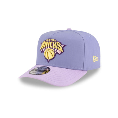 New York Knicks Lavender 9FIFTY A-Frame Snapback Hat