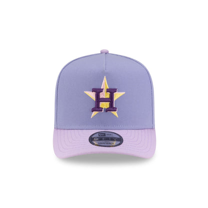 Houston Astros Lavender 9FIFTY A-Frame Snapback Hat
