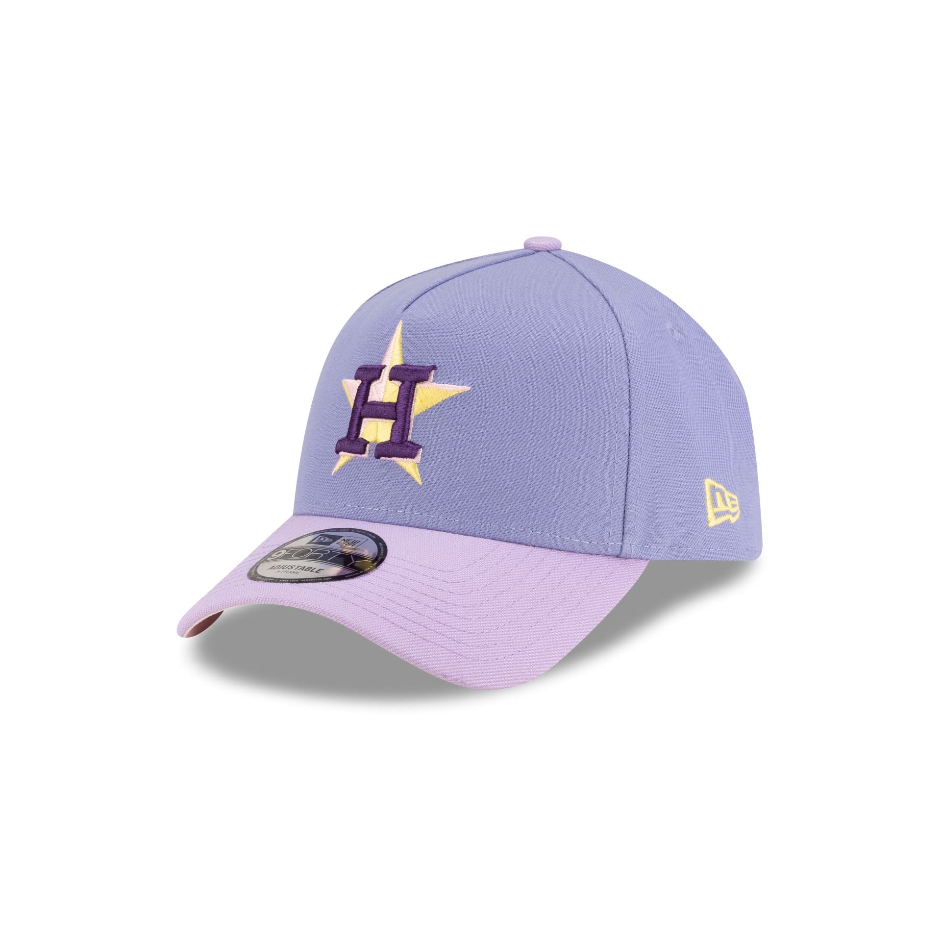 Houston Astros Lavender Pink 9FORTY A-Frame Snapback Hat