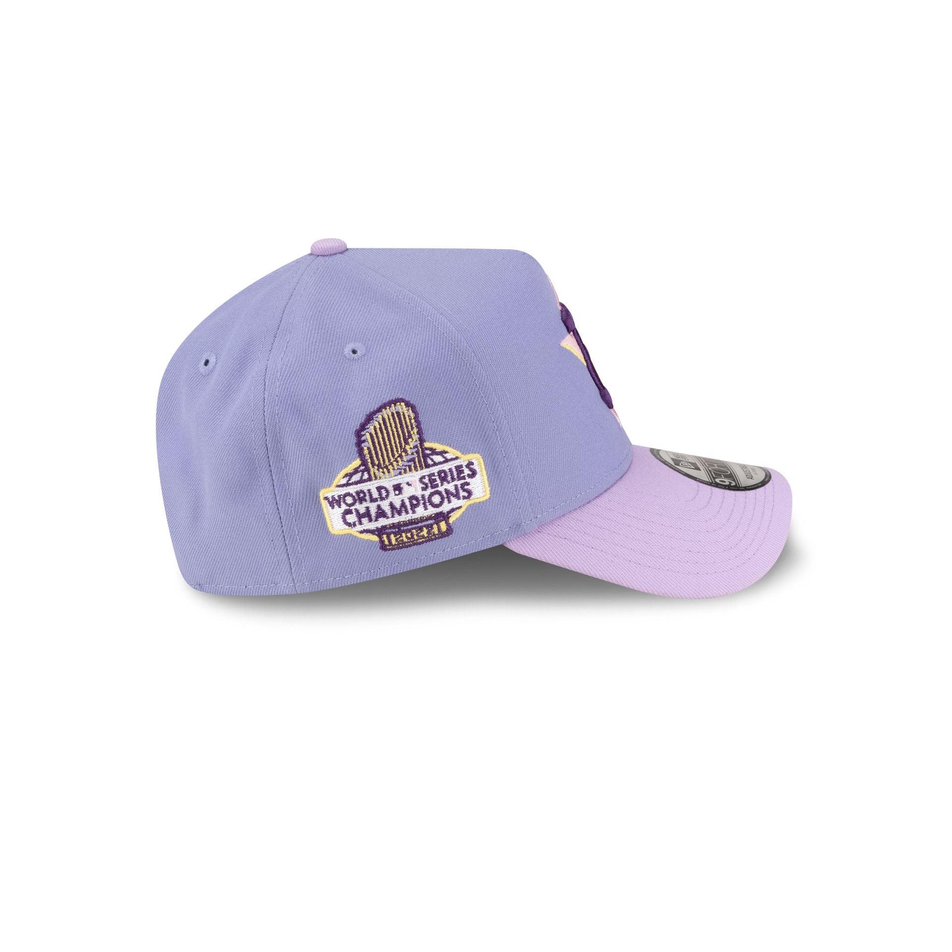 Houston Astros Lavender Pink 9FORTY A-Frame Snapback Hat