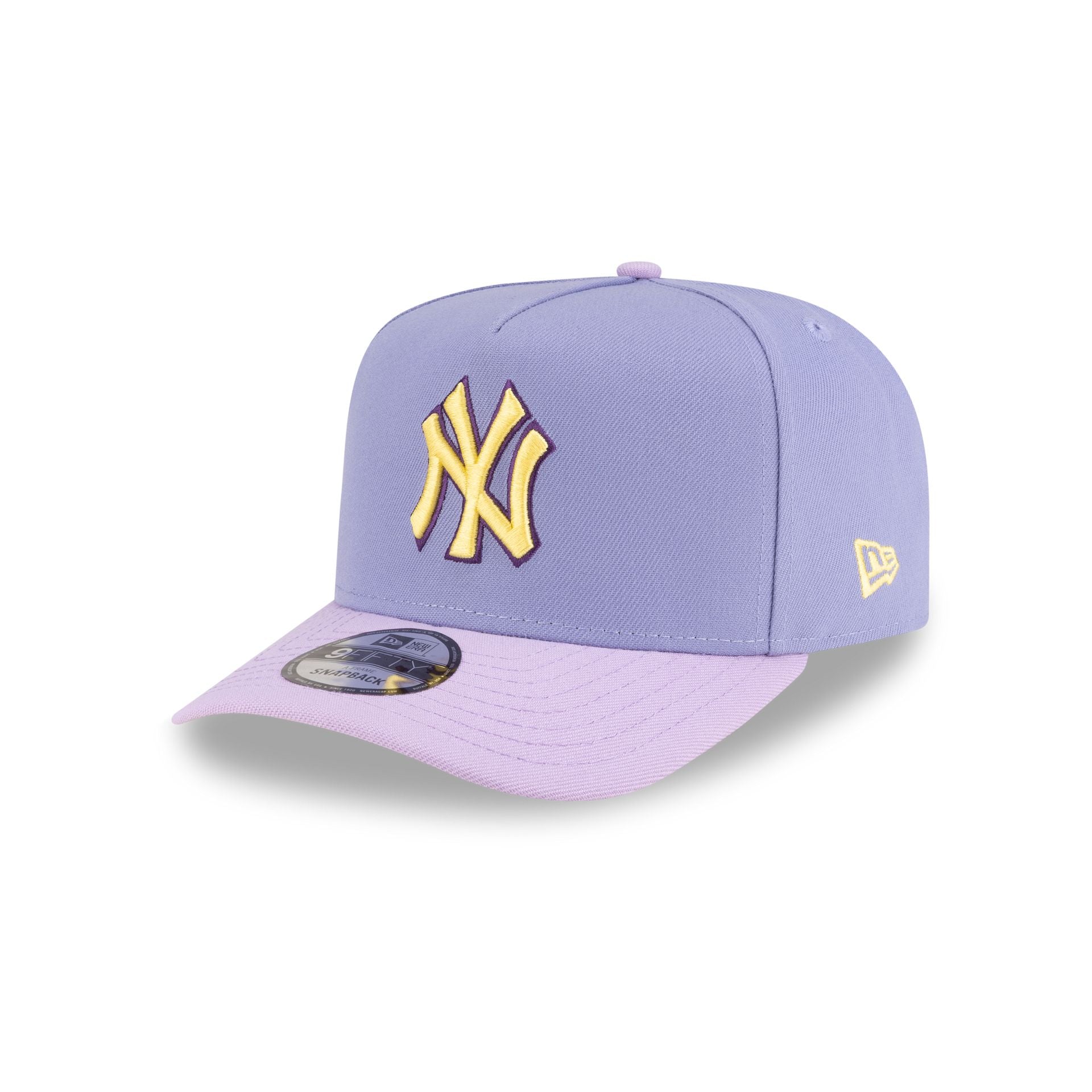 New York Yankees Lavender 9FIFTY A-Frame Snapback Hat