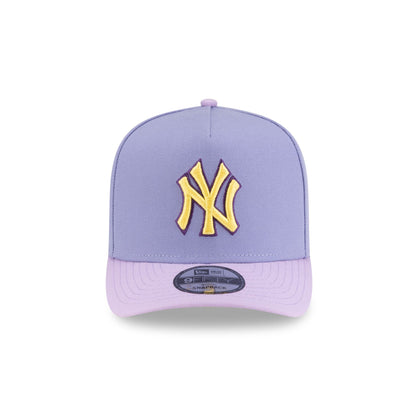 New York Yankees Lavender 9FIFTY A-Frame Snapback Hat