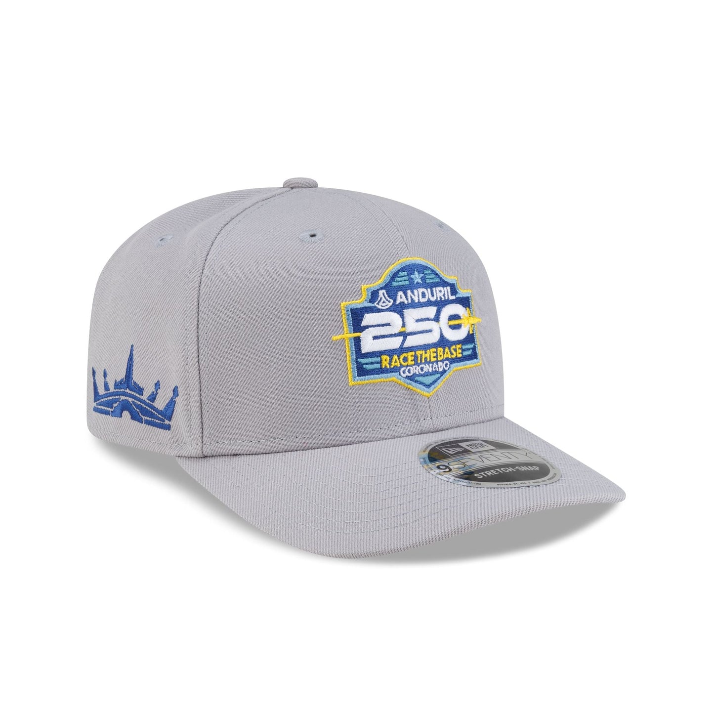 NASCAR Race the Base San Diego Gray 9SEVENTY Stretch-Snap Hat
