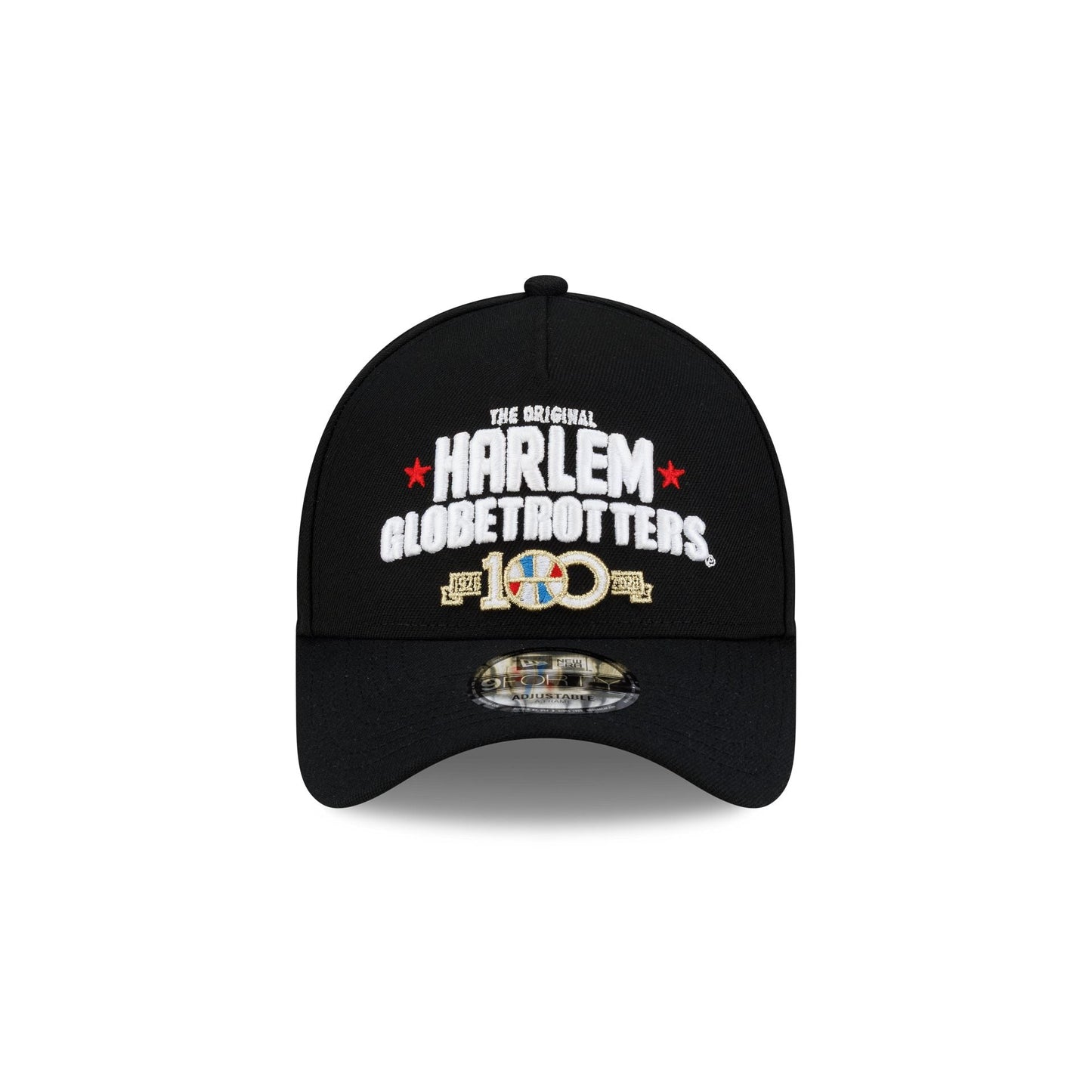 Harlem Globetrotters 100th Anniversary Black 9FORTY A-Frame Snapback Hat