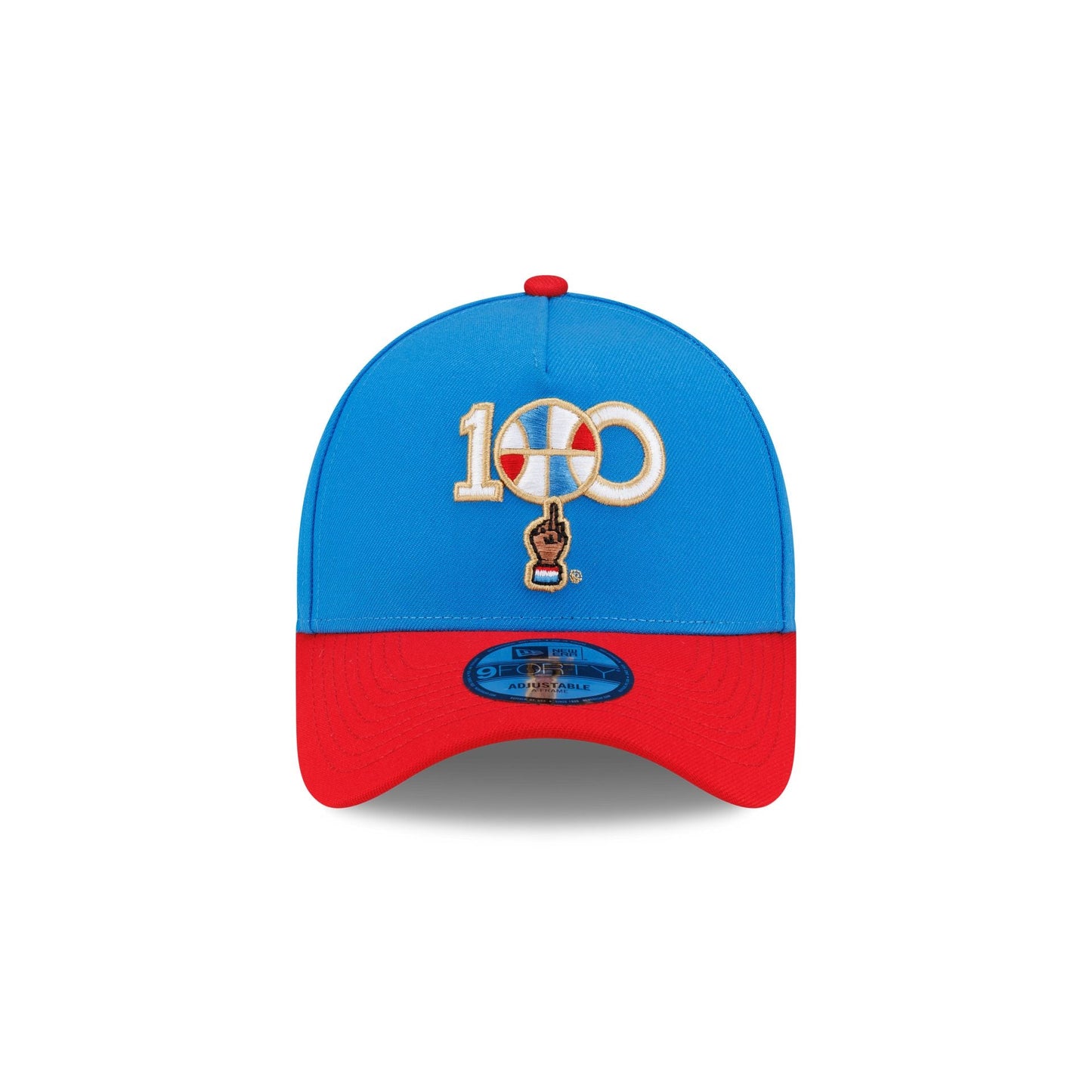 Harlem Globetrotters 100th Anniversary Blue 9FORTY A-Frame Snapback Hat
