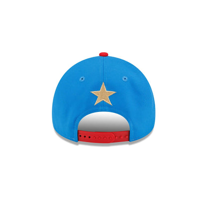 Harlem Globetrotters 100th Anniversary Blue 9FORTY A-Frame Snapback Hat