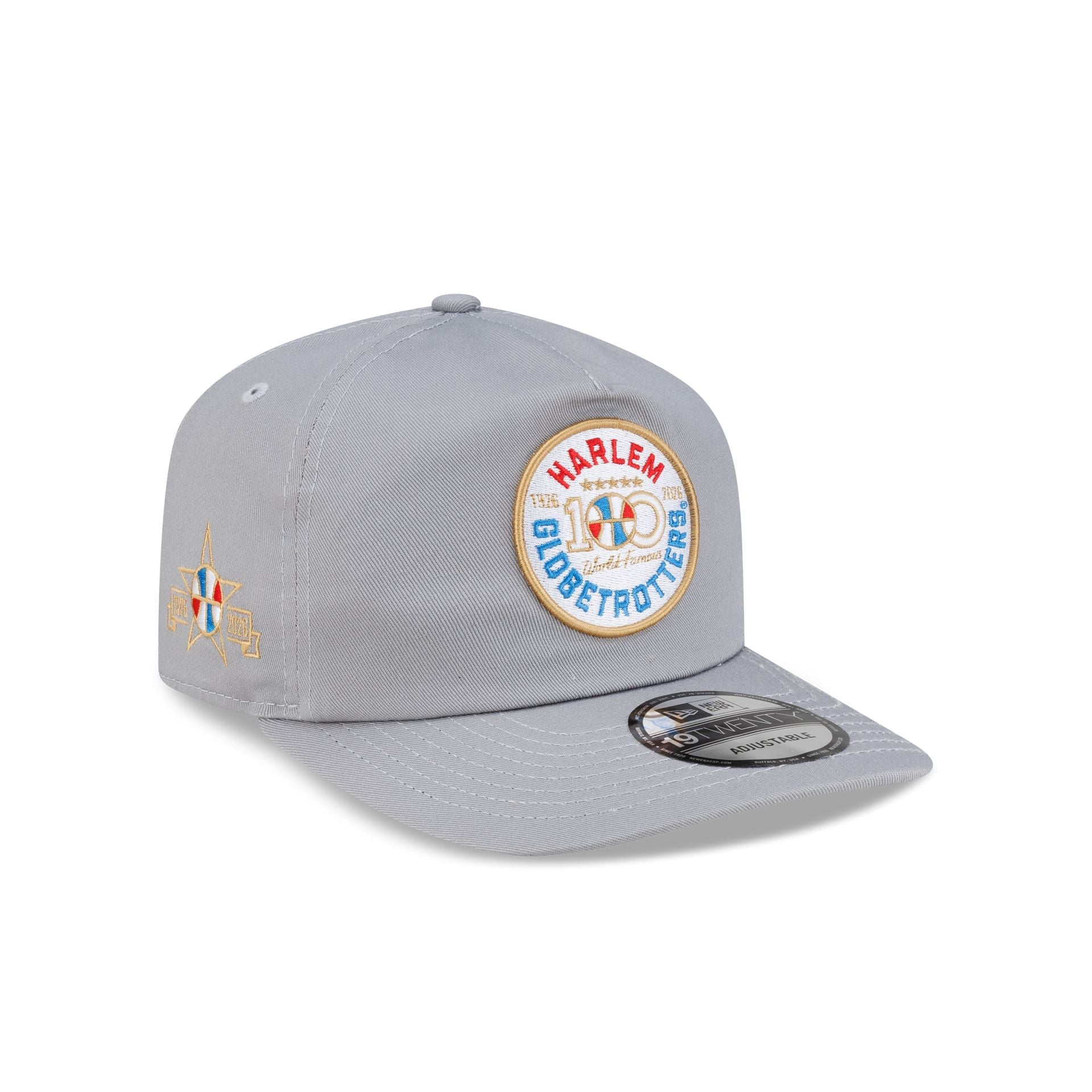 Harlem Globetrotters 100th Anniversary Gray 19TWENTY Adjustable Hat