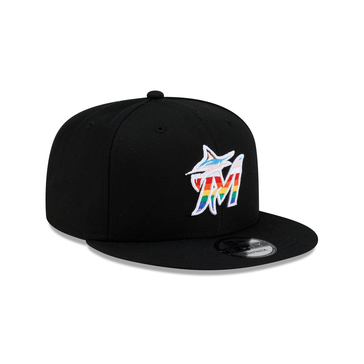 Miami Marlins Pride 9FIFTY Snapback Hat