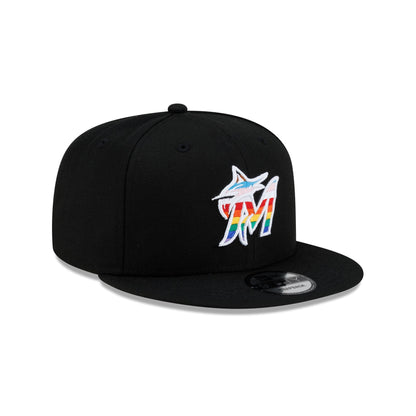 Miami Marlins Pride 9FIFTY Snapback Hat