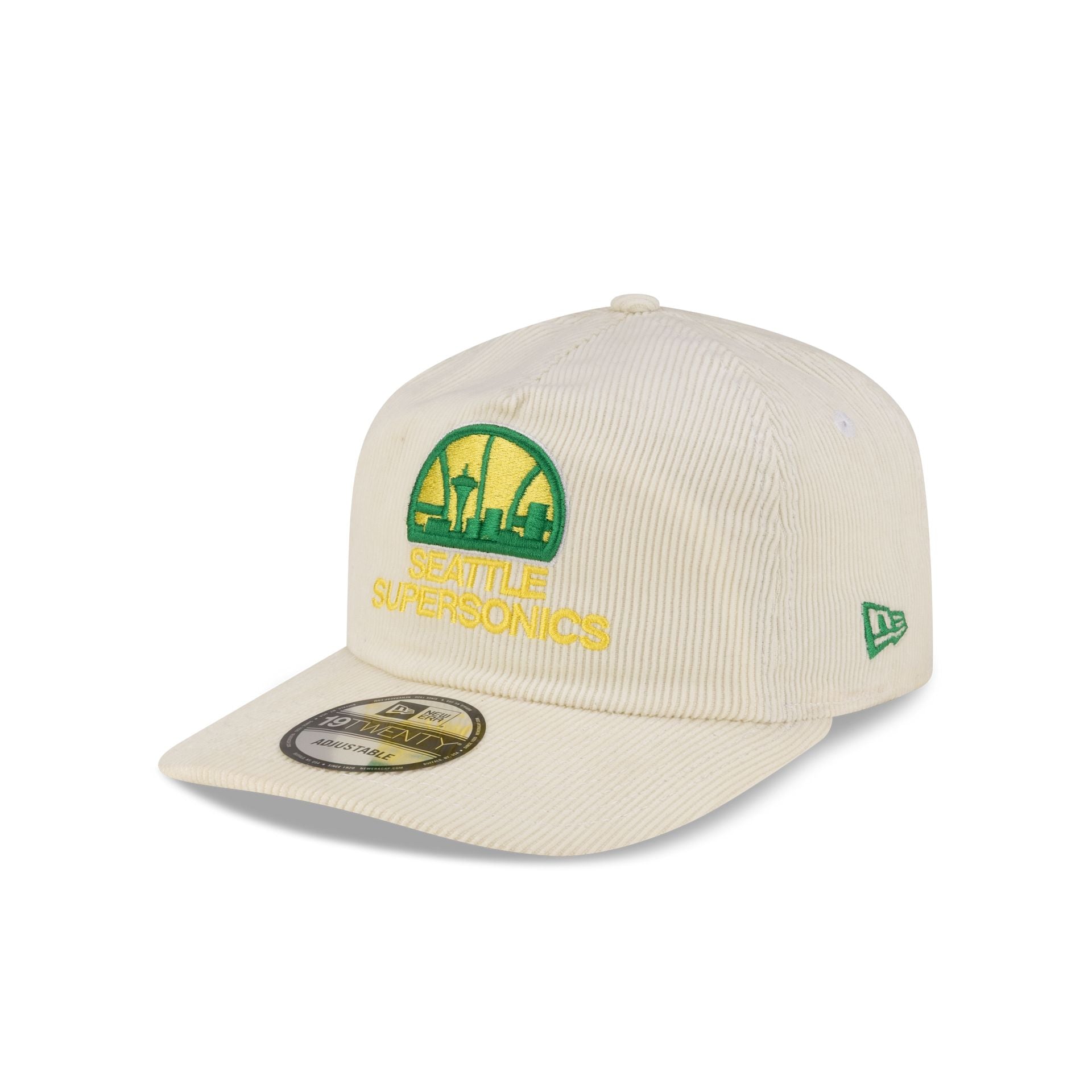 Seattle Supersonics Hardwood Classics 80s Chrome Corduroy 19TWENTY Adjustable
