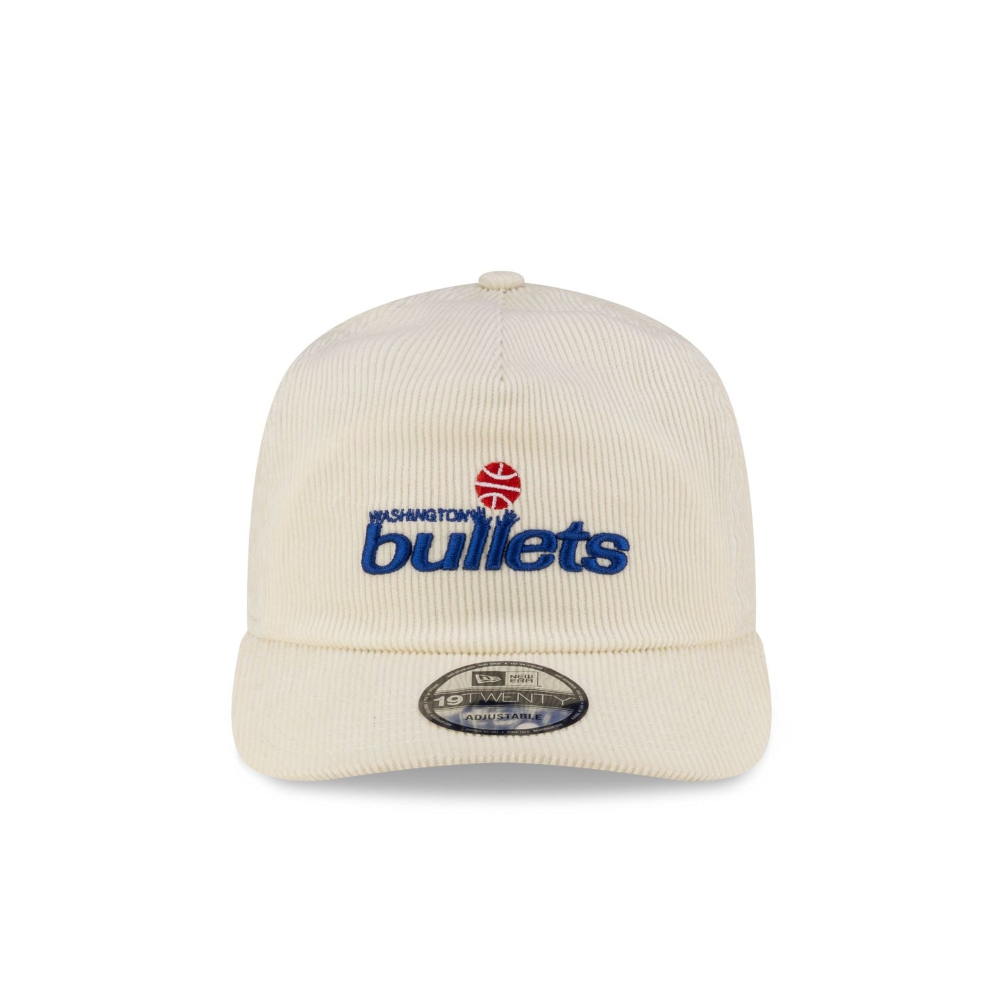 Washington Bullets Hardwood Classics 80s Chrome Corduroy 19TWENTY Adjustable