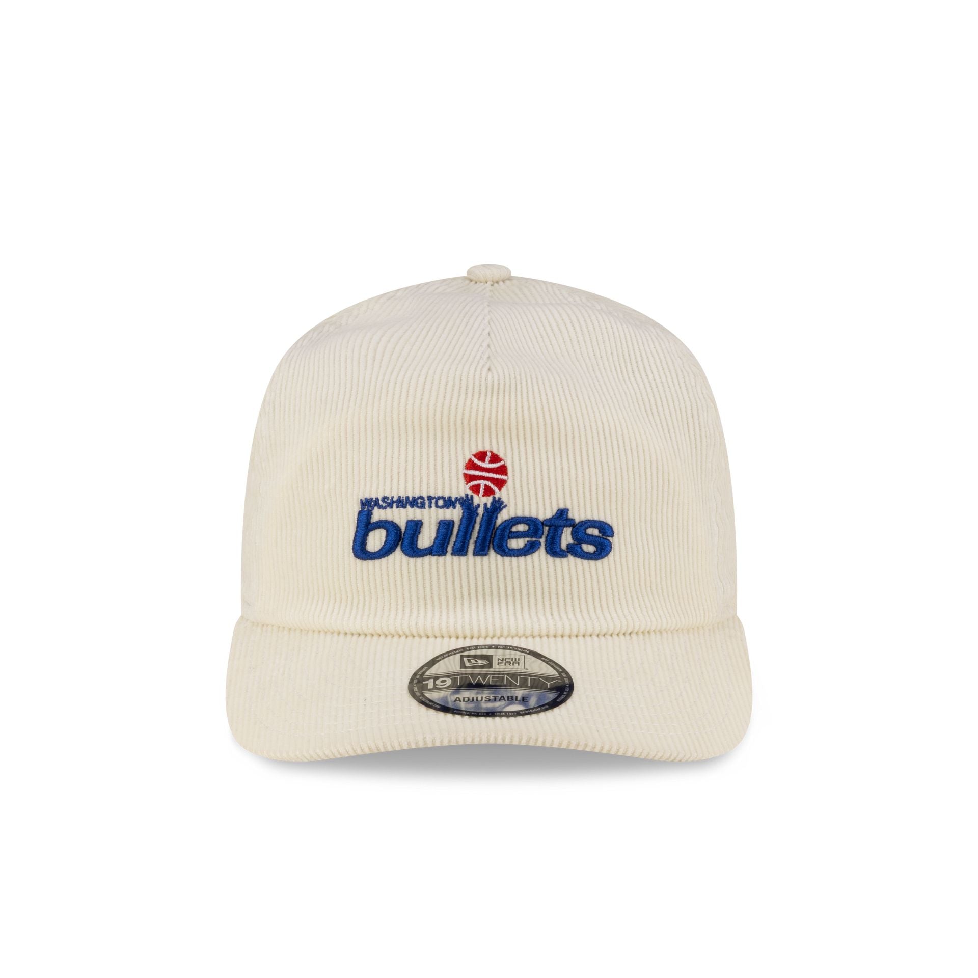 Washington Bullets Hardwood Classics 80s Chrome Corduroy 19TWENTY Adjustable