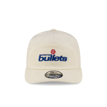 Washington Bullets Hardwood Classics 80s Chrome Corduroy 19TWENTY Adjustable