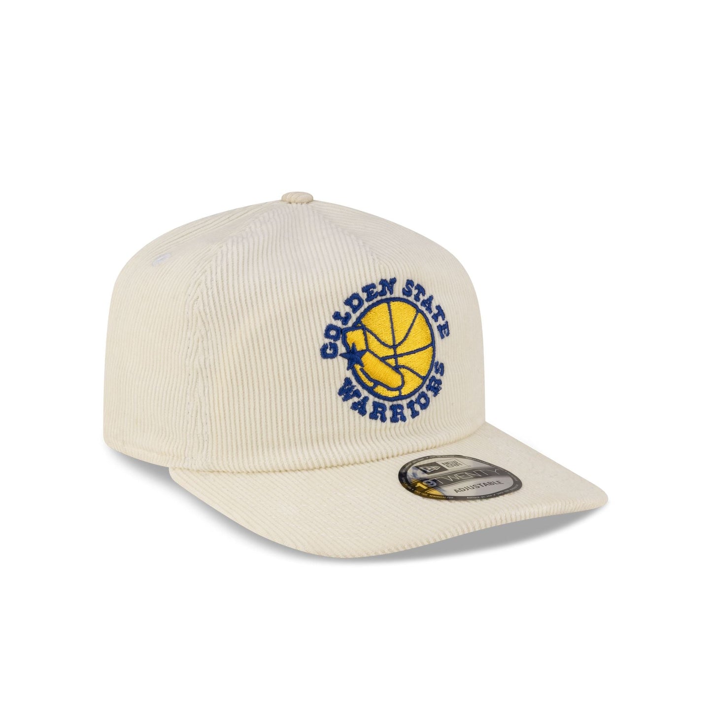 Golden State Warriors Hardwood Classics 80s Chrome Corduroy 19TWENTY Adjustable