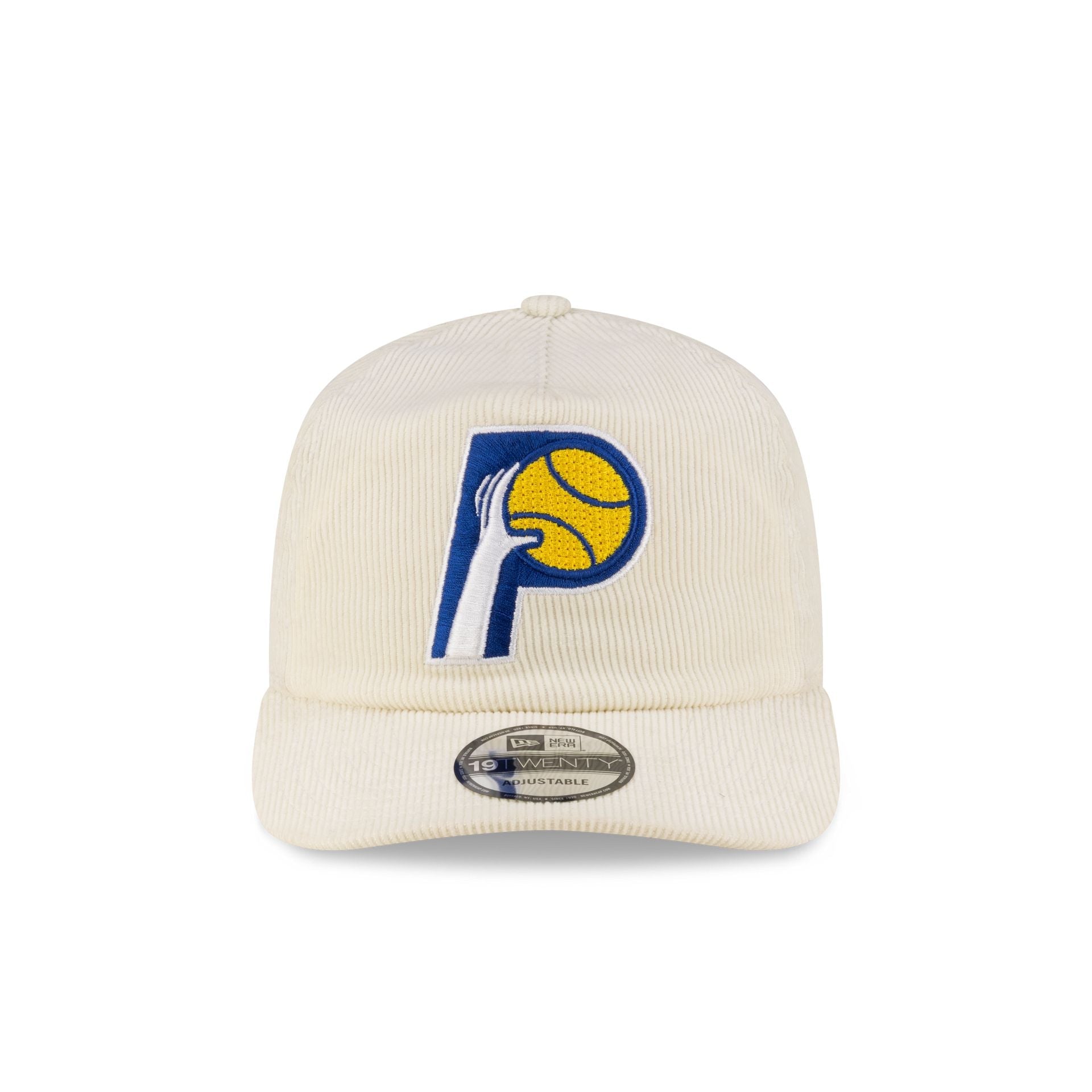 Indiana Pacers Hardwood Classics 80s Chrome Corduroy 19TWENTY Adjustable
