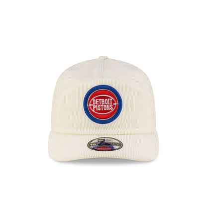 Detroit Pistons Hardwood Classics 80s Chrome Corduroy 19TWENTY Adjustable