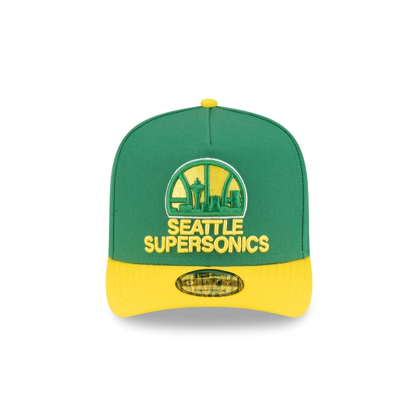 Seattle Supersonics Hardwood Classics 80s Two Tone 9FIFTY A-Frame Snapback Hat