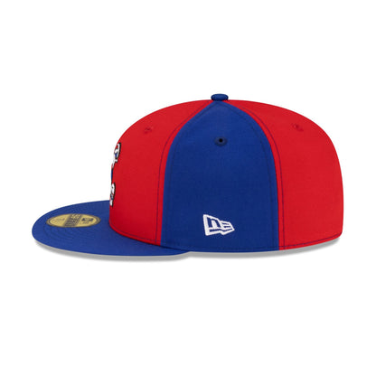 Denver Nuggets Hardwood Classics 80s Pinwheel 59FIFTY Fitted Hat