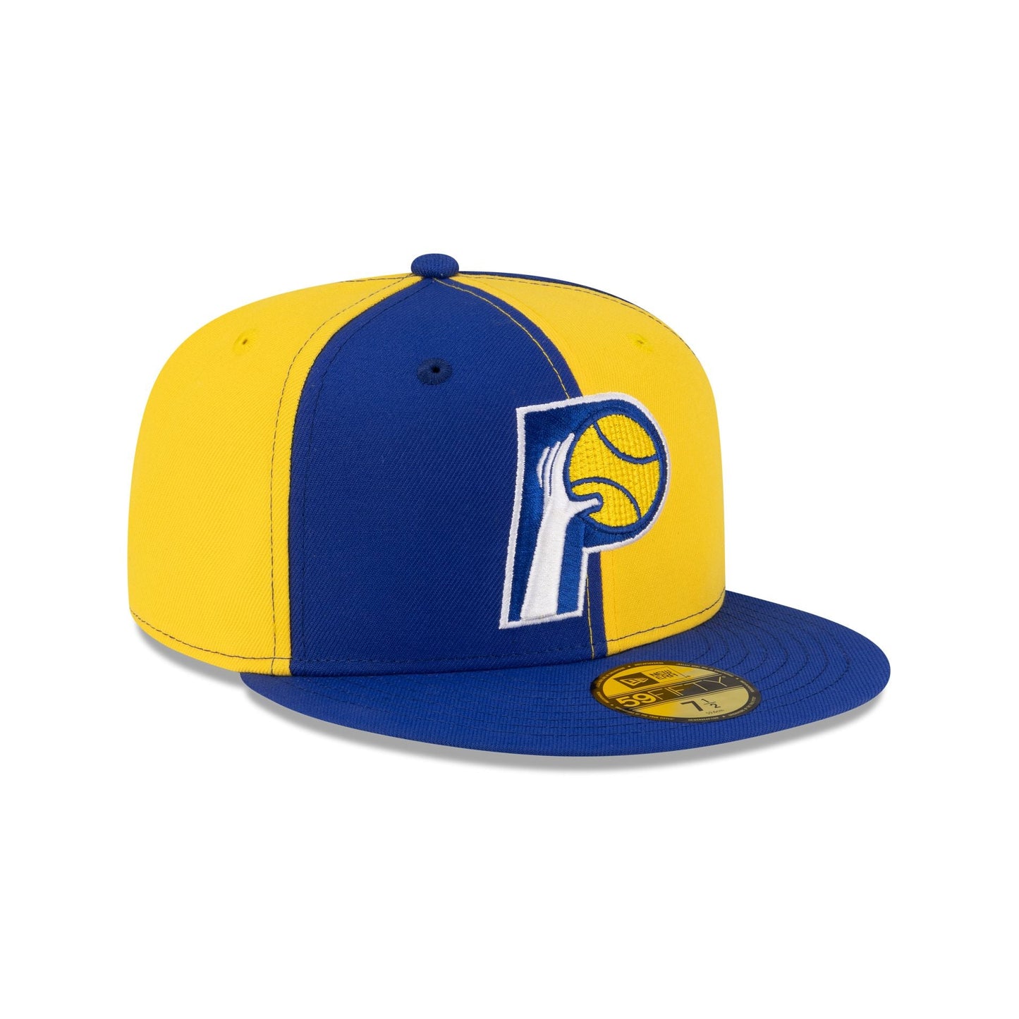 Indiana Pacers Hardwood Classics 80s Pinwheel 59FIFTY Fitted Hat