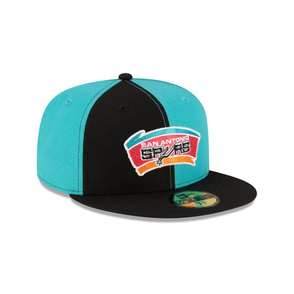San Antonio Spurs Hardwood Classics 80s Pinwheel 59FIFTY Fitted Hat