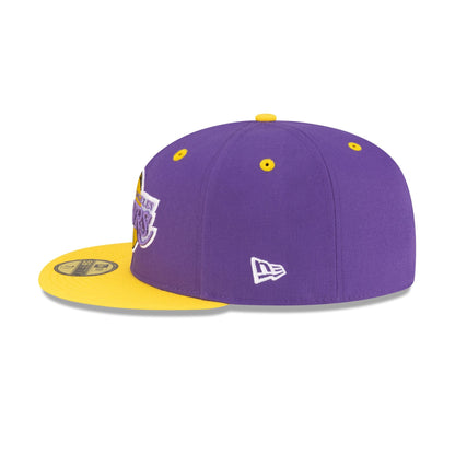 Los Angeles Lakers Hardwood Classics 80s Two Tone 59FIFTY Fitted Hat