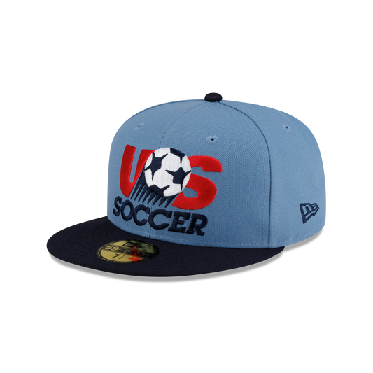 U.S. Soccer Retro 1993 Faded Blue 59FIFTY Fitted Hat