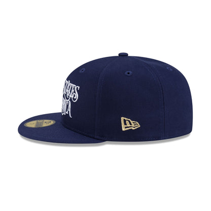 New Era Cap United States of America Navy 59FIFTY Fitted Hat