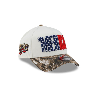 New Era Cap 'Merica Chrome White 9FORTY A-Frame Snapback Hat