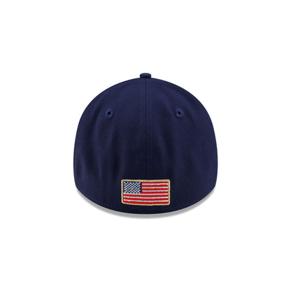 New Era Cap USA Chrome White 39THIRTY Stretch Fit Hat