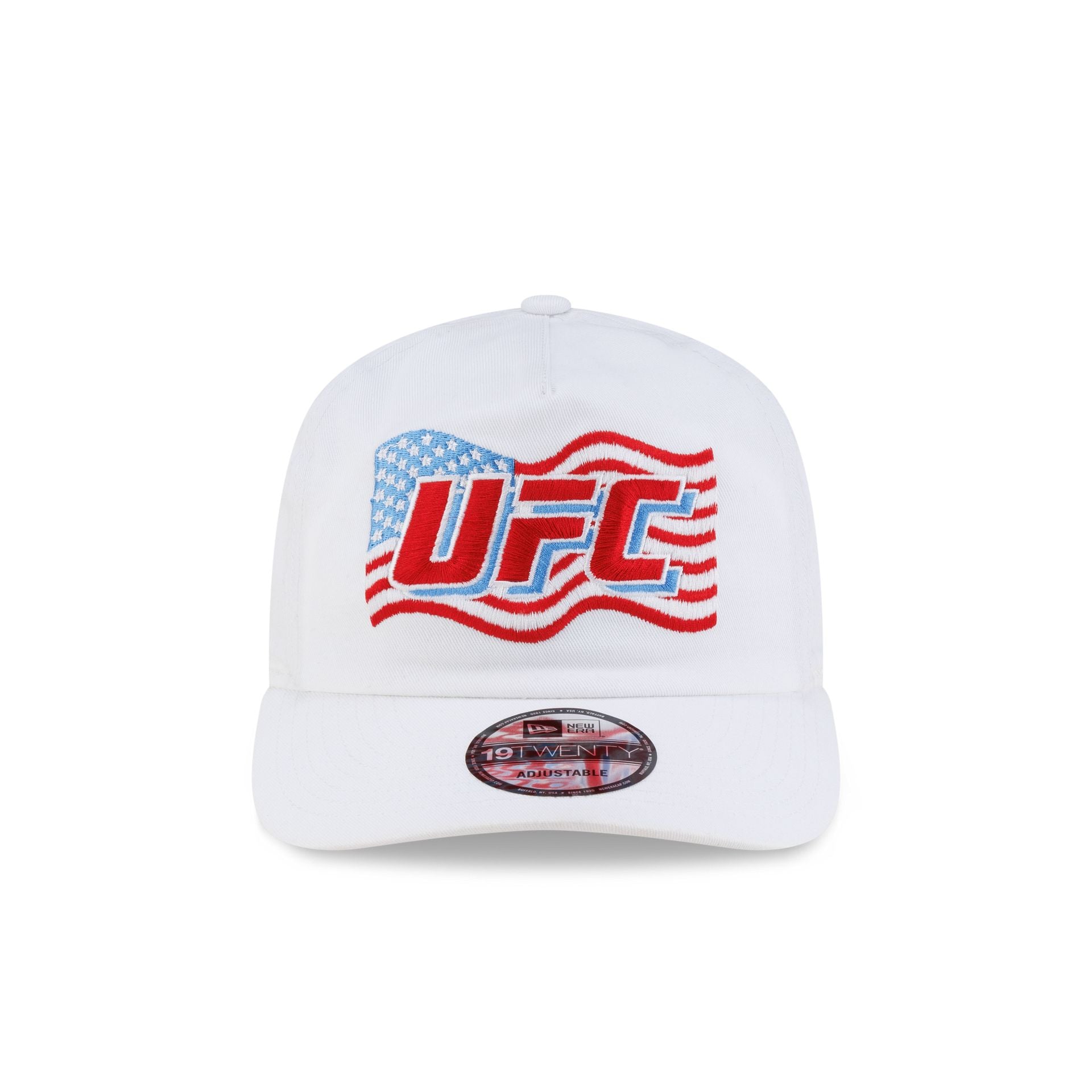 UFC Americana Flag White 19TWENTY Adjustable Hat