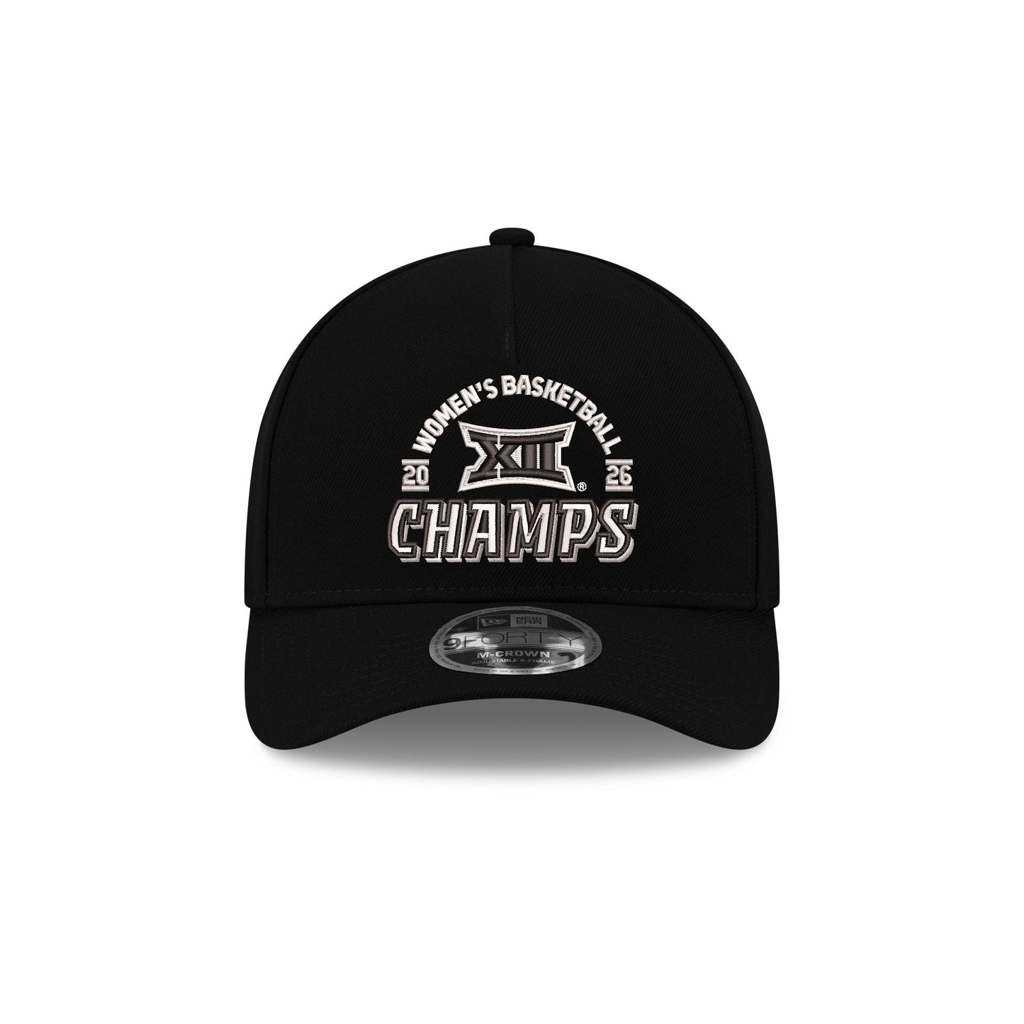 West Virginia Mountaineers 2026 Big 12 Women's Basketball Champions 9FORTY M-Crown A-Frame Snapback Hat