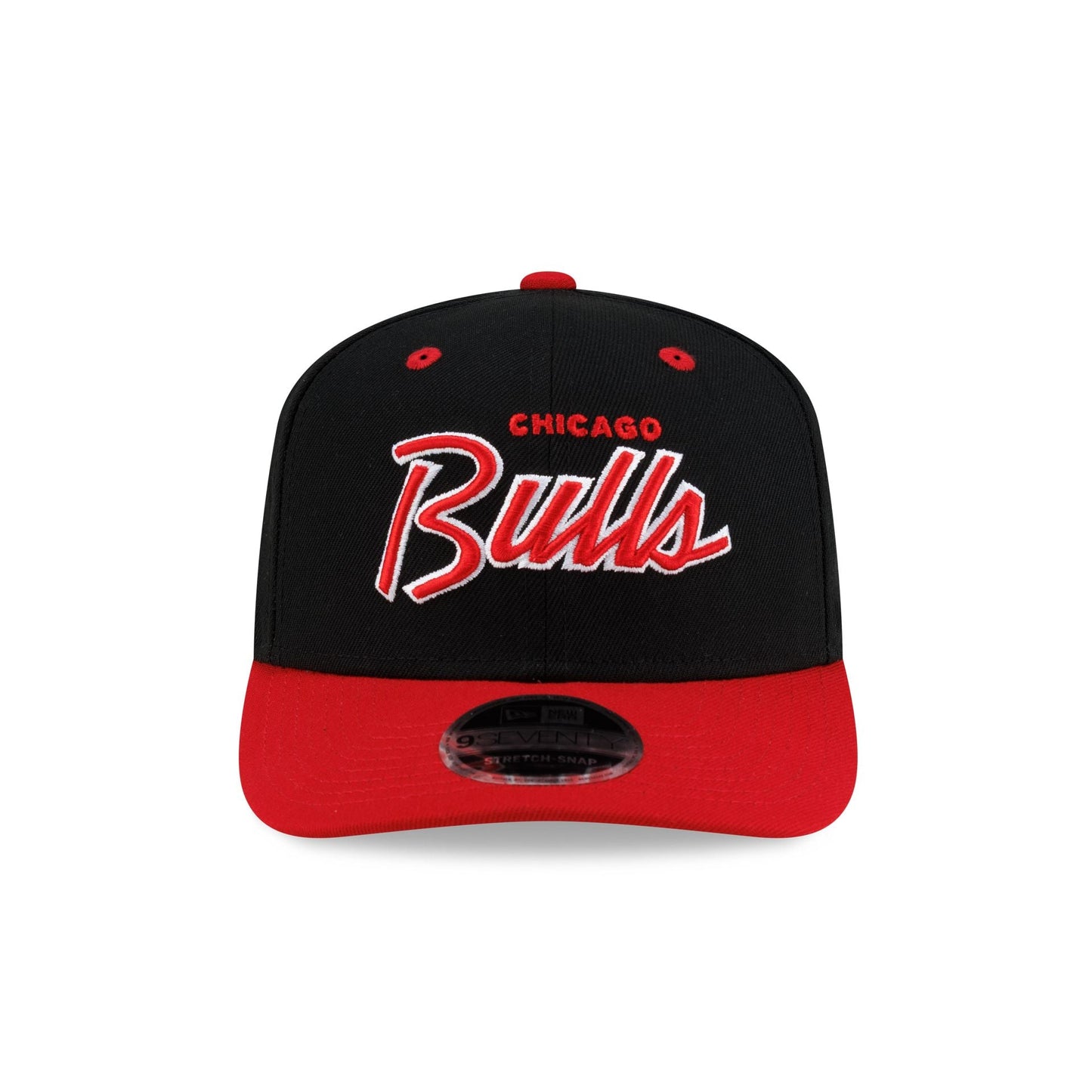 Chicago Bulls Hardwood Classics 90s Script 9SEVENTY Stretch-Snap Hat