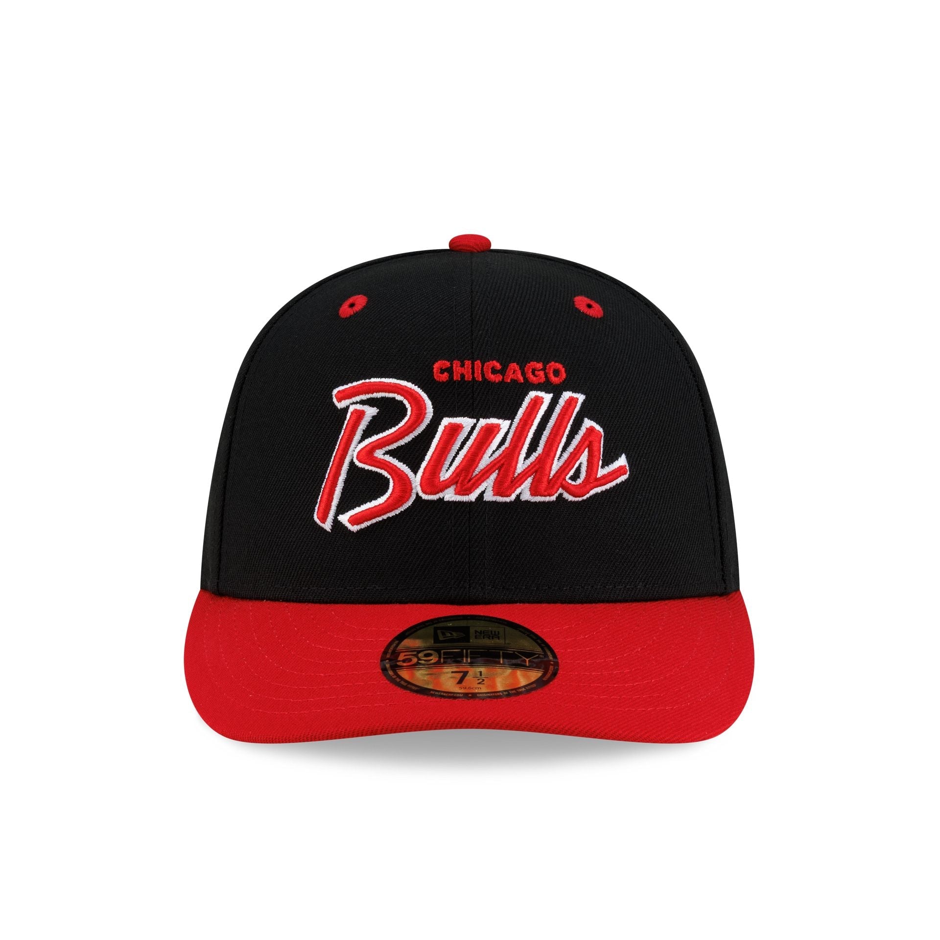 Chicago Bulls Hardwood Classics 90s Script 59FIFTY Fitted Hat