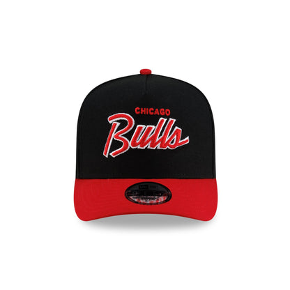 Chicago Bulls Hardwood Classics 90s Script 9FIFTY A-Frame Snapback Hat